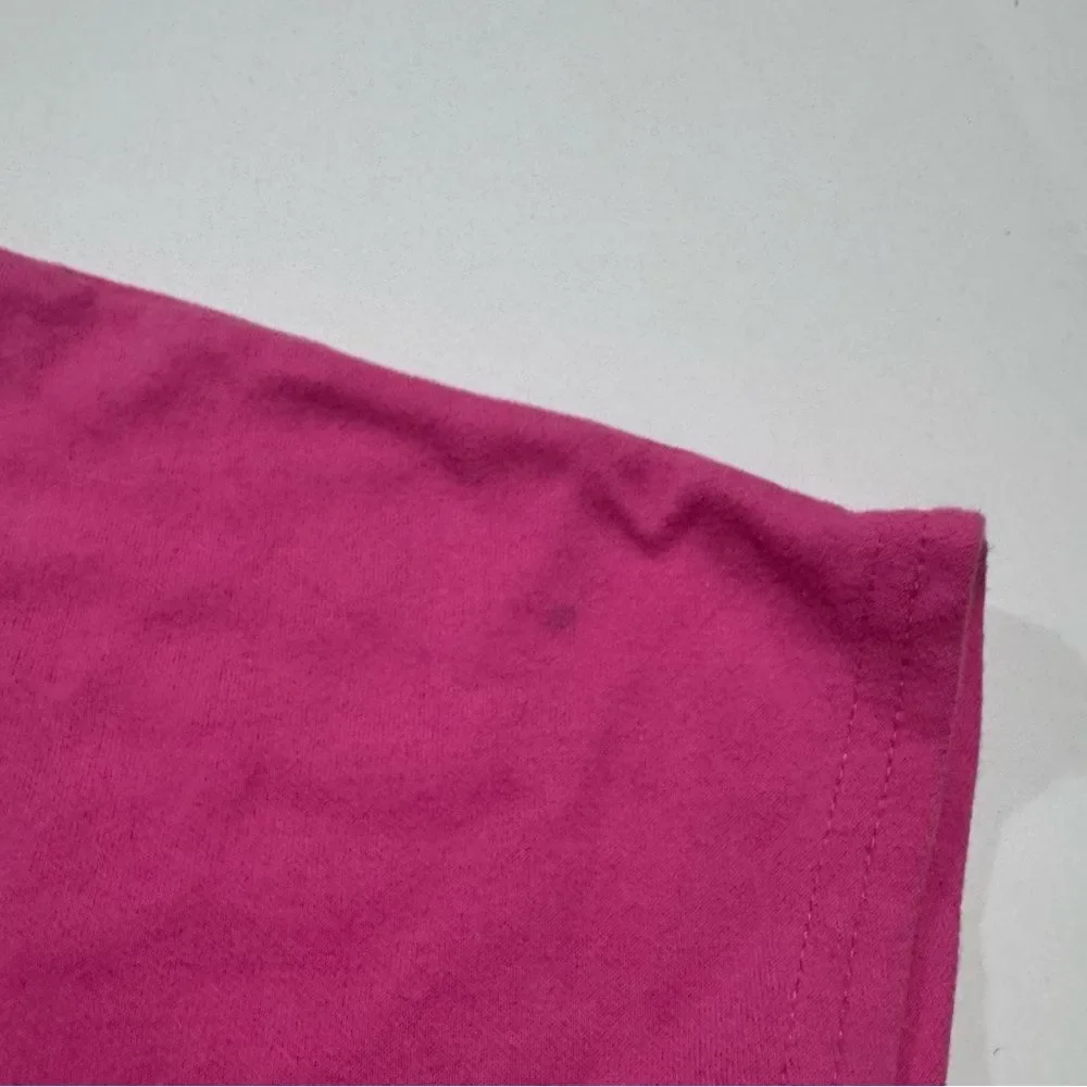 Disney Minnie Mouse Pink Poncho Style Crewneck Short Sleeve Sweater